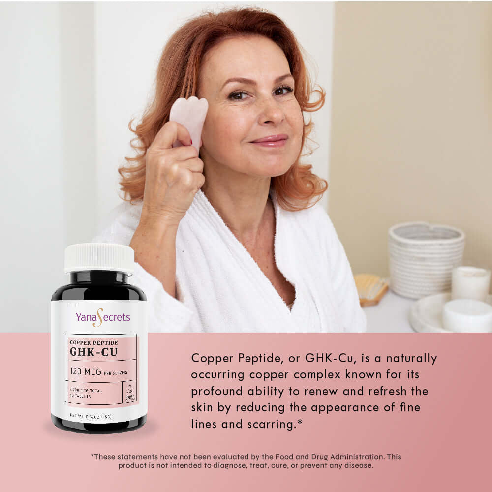 GHK-Cu Copper Peptide Tablets YanaSecrets GHK-Cu Copper Peptide Tablets YanaSecrets